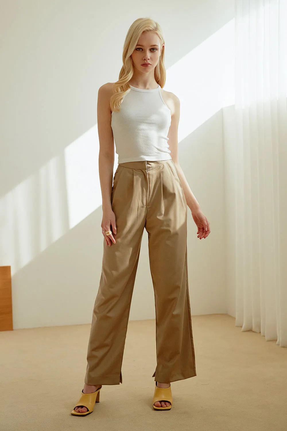 Avery Pintuck Baggy Pants