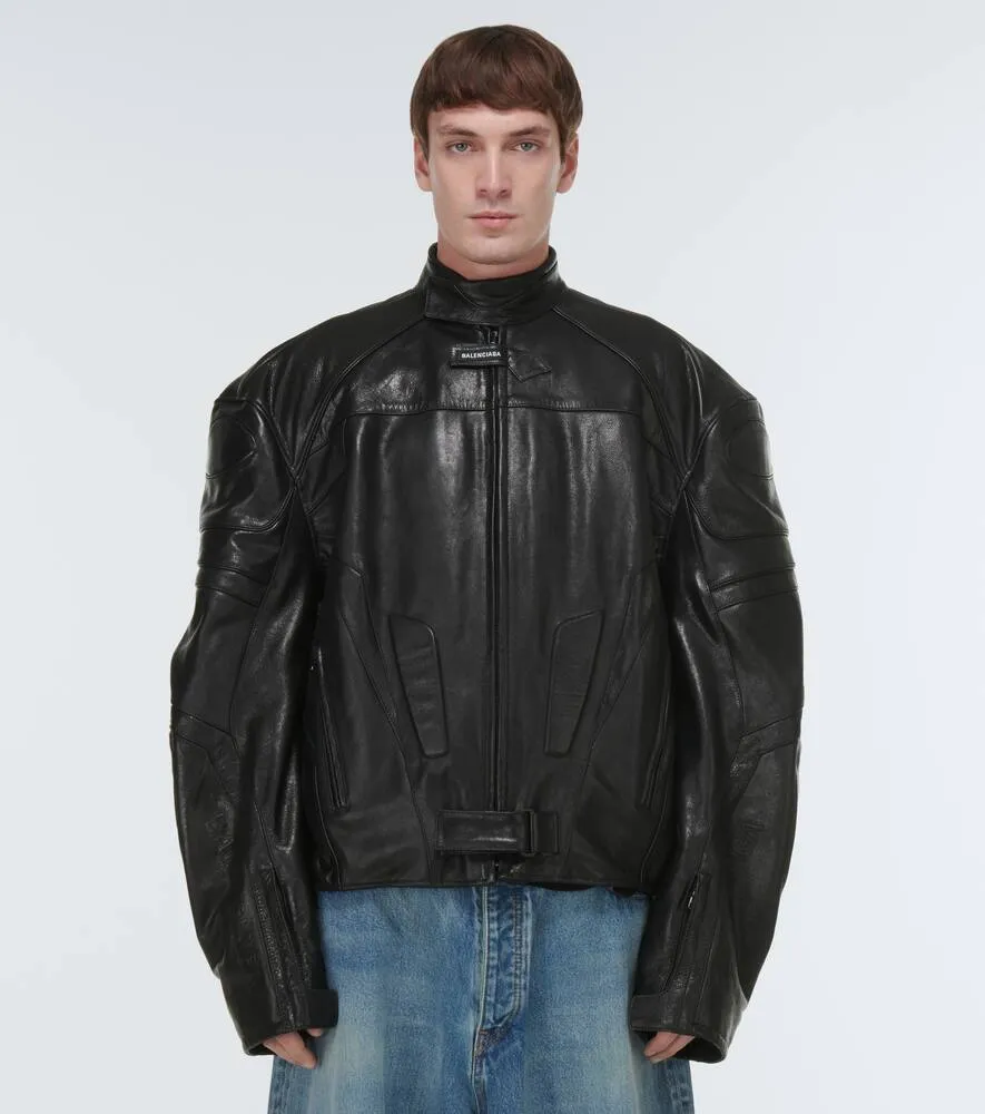 Balenciaga Leather biker jacket