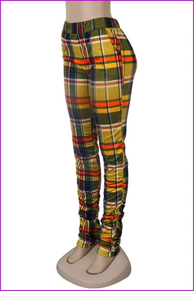 Casual Printed Straight Stacked Sweatpants WomensDE923