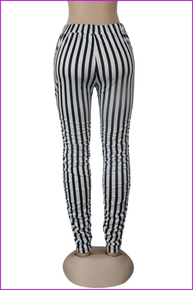 Casual Printed Straight Stacked Sweatpants WomensDE923
