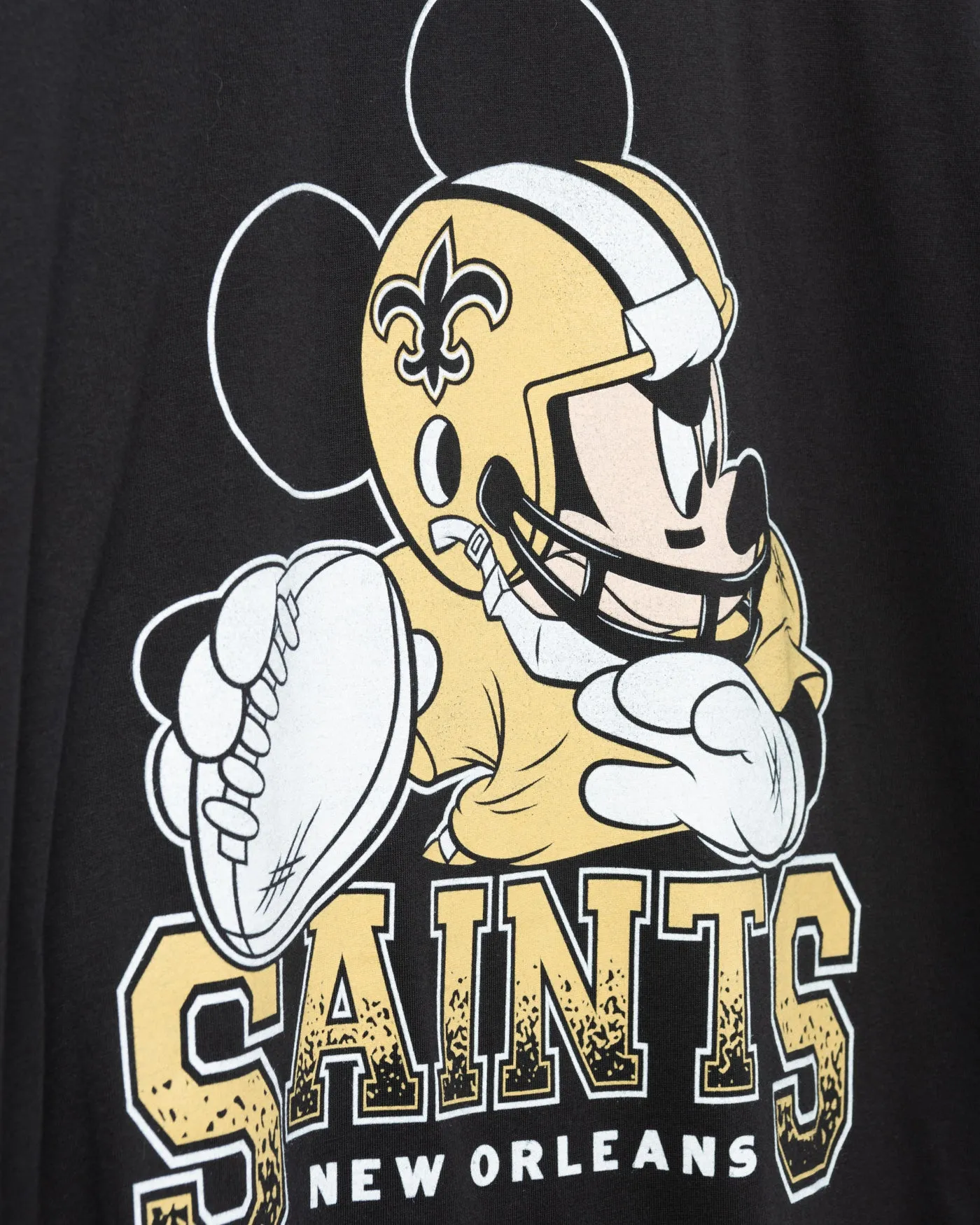 Disney x Junk Food x NFL Mickey Quarterback Saints Tee