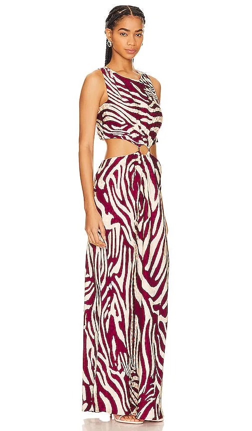 Essentiel Antwerp Fiora Midi Dress in Red