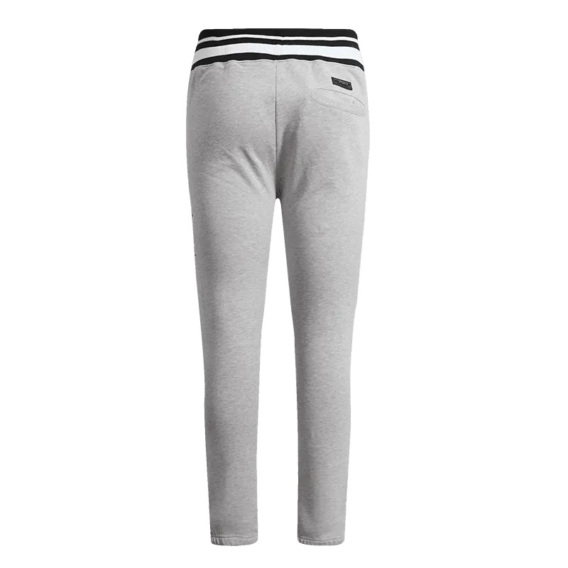 FLORIDA A&M UNIVERSITY CLASSIC MEN'S STACKED LOGO SWEATPANT (HEATHER GRAY/BLACK)