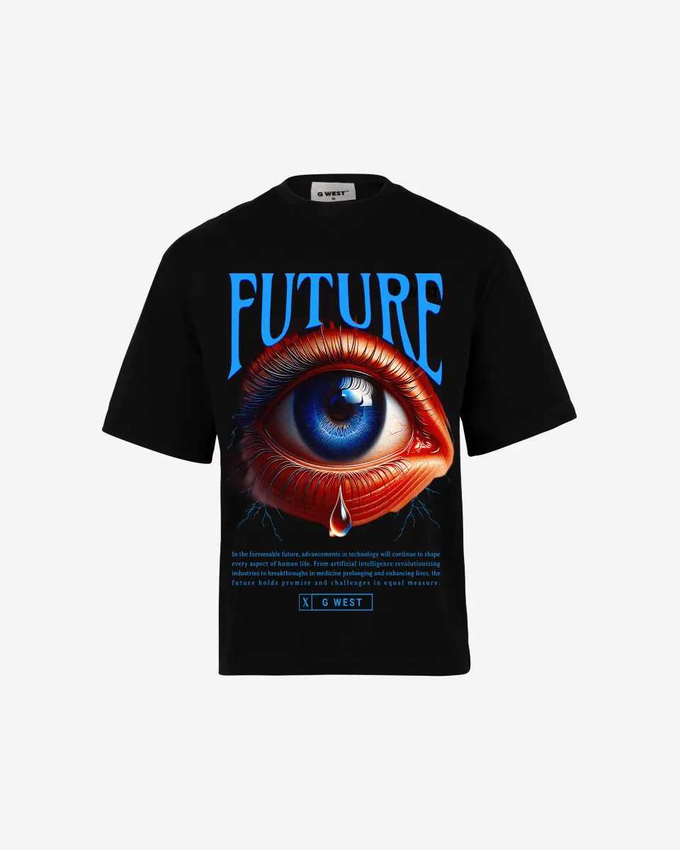 G-WEST FUTURE OVERSIZED TEE GWROJMT142