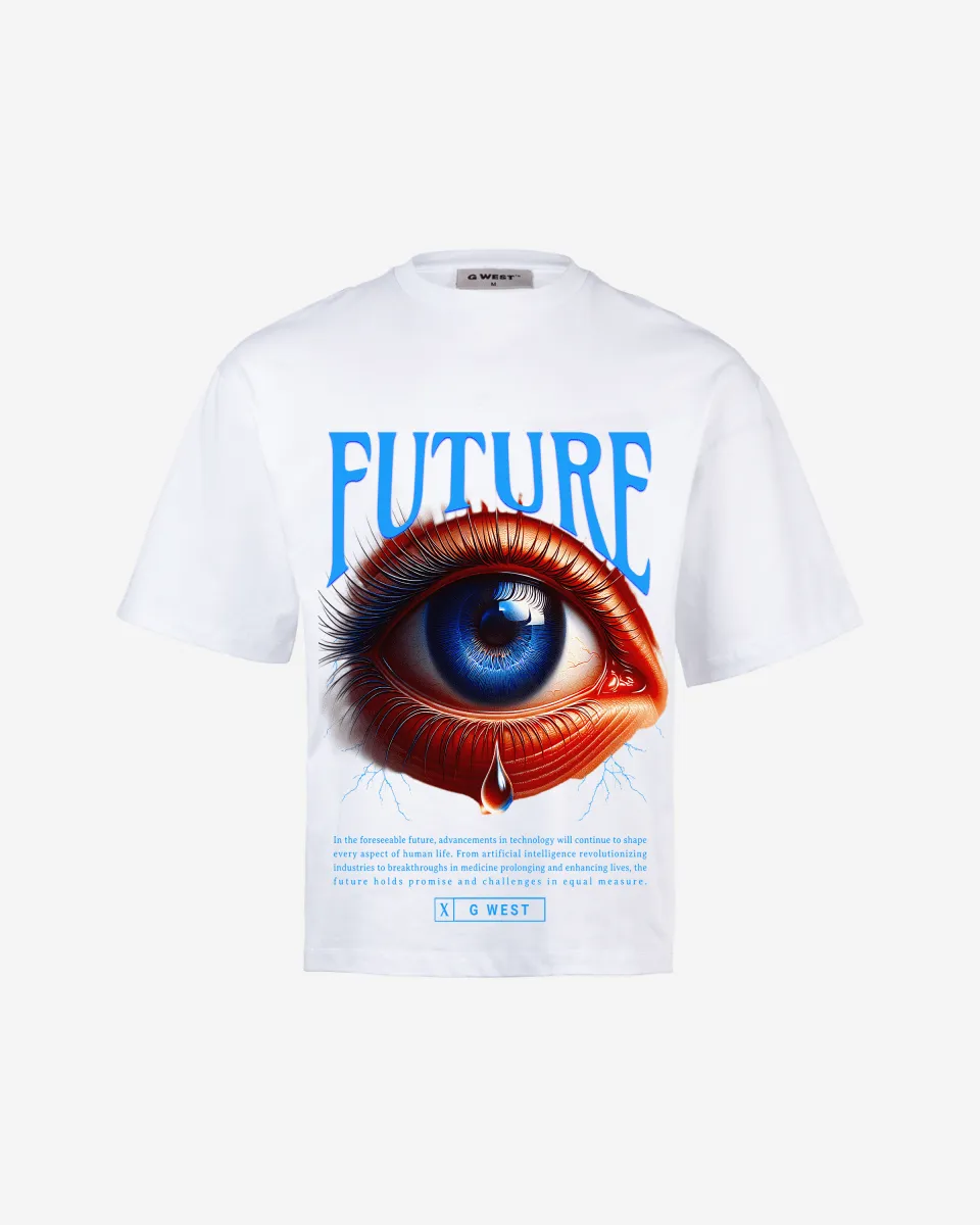 G-WEST FUTURE OVERSIZED TEE GWROJMT142