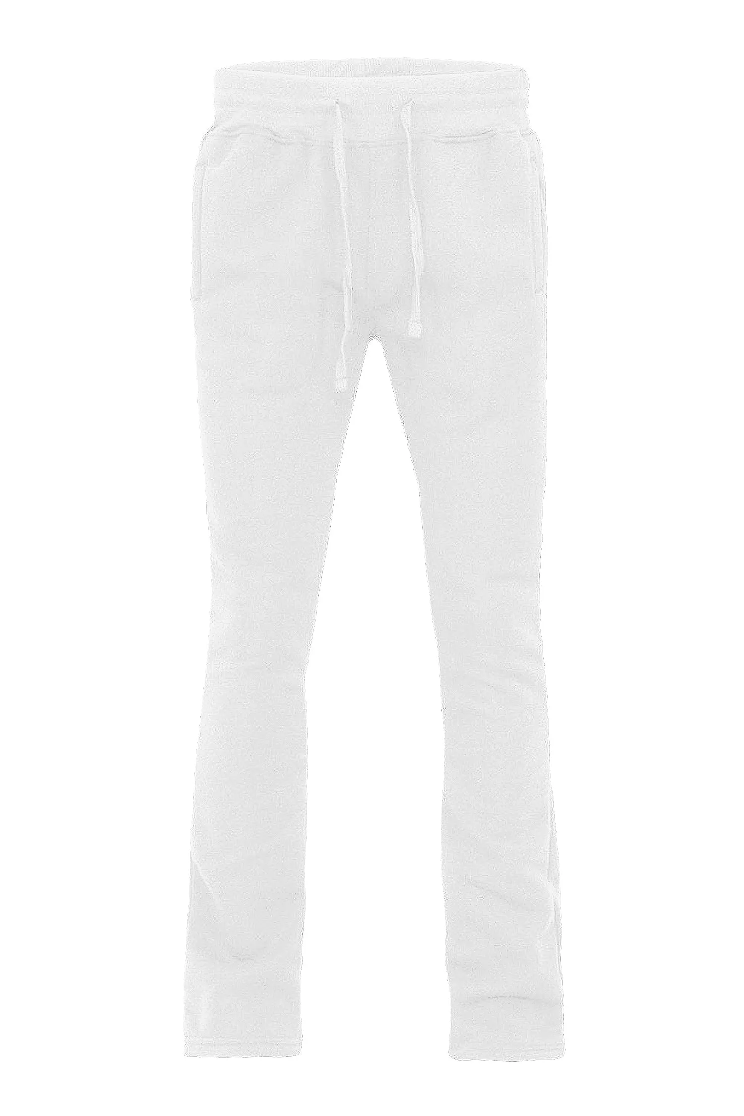 Men's Essential Slim Fit Flared Fleece Stacked Sweatpants