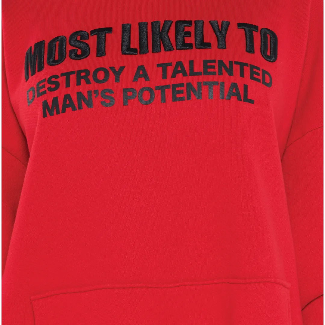 MOST LIKELY HOODIE- RED