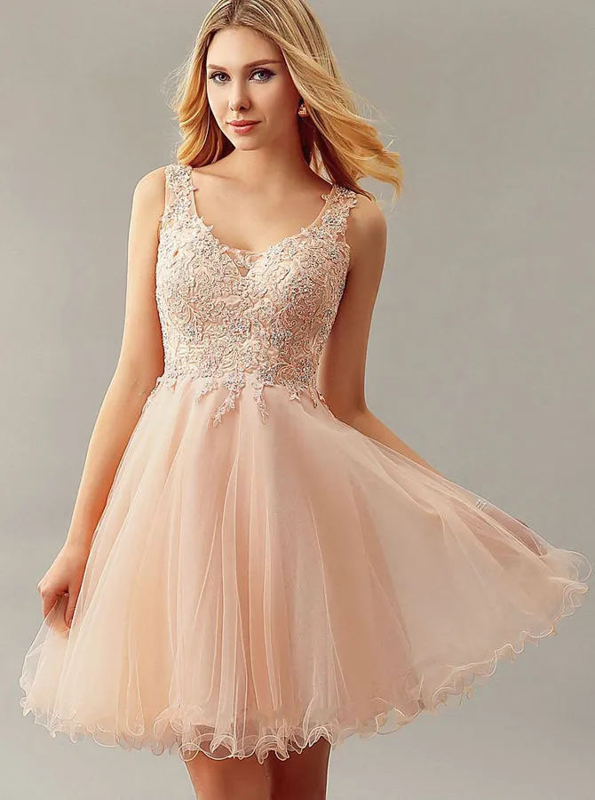 Peach Sweet 16 Dresses,Tulle Sweet 16 Dress,Modern Sweet 16 Dress,SW00016