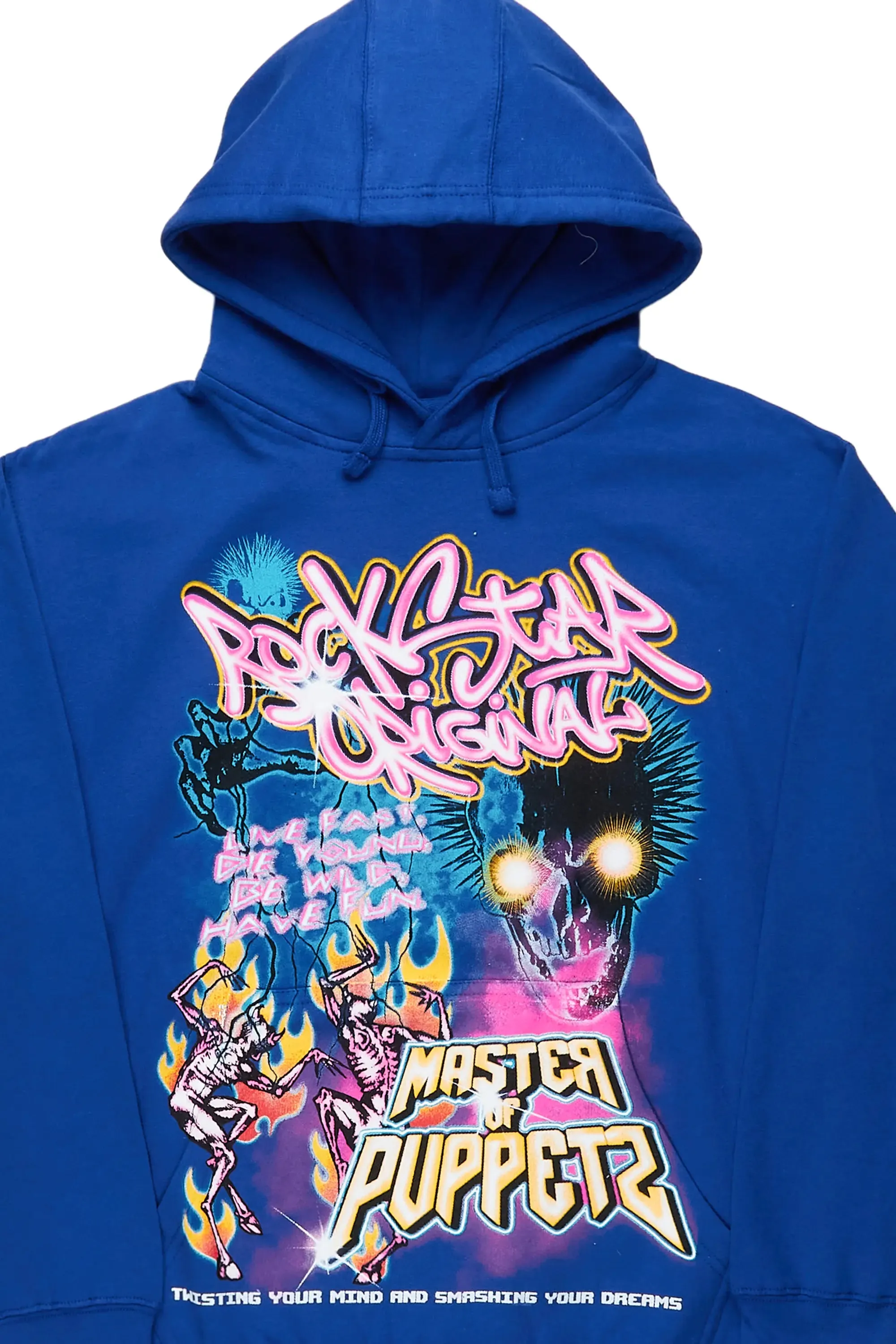 Puppet Royal Blue Oversized Hoodie