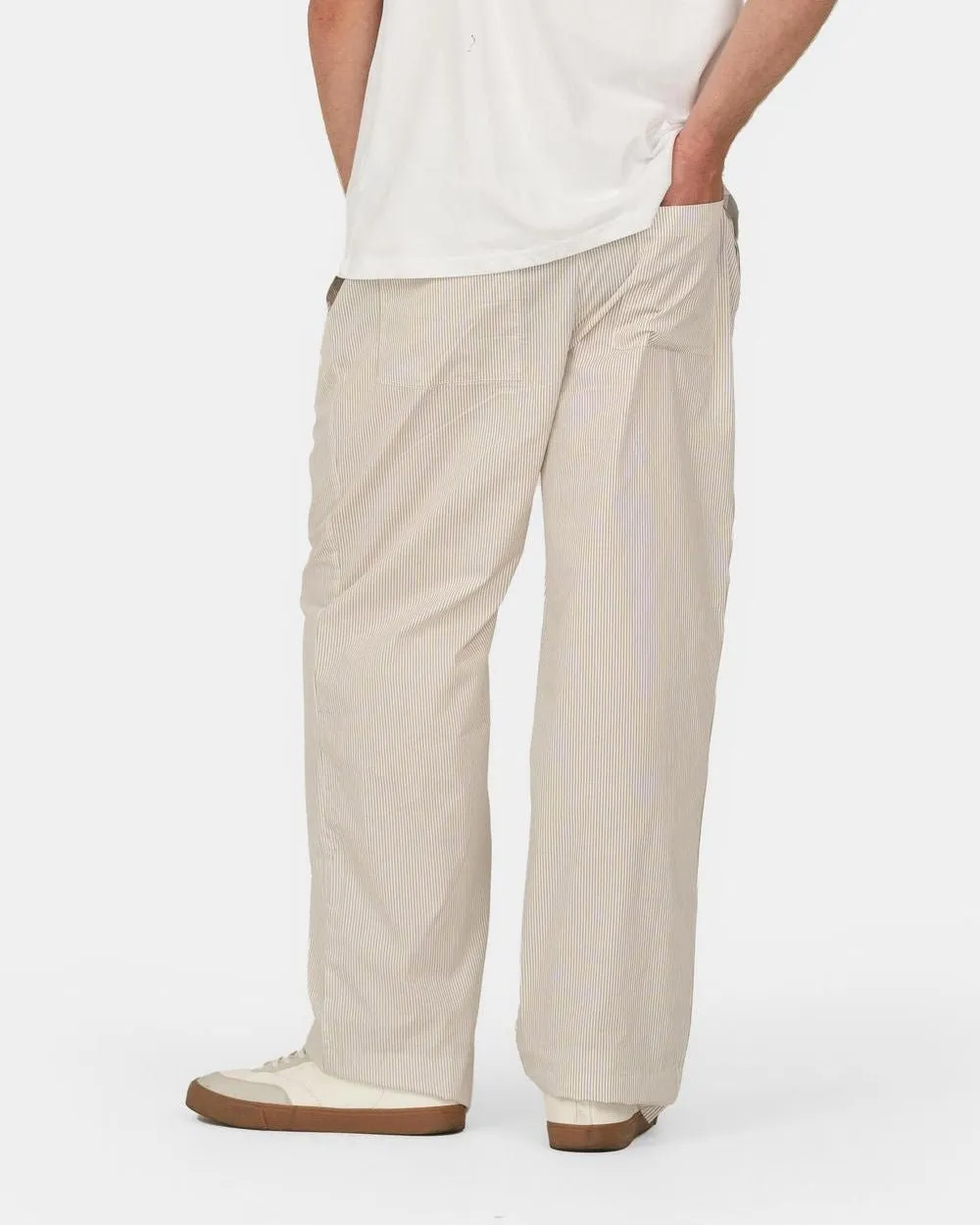 Pyjamas Pants Beige stribet
