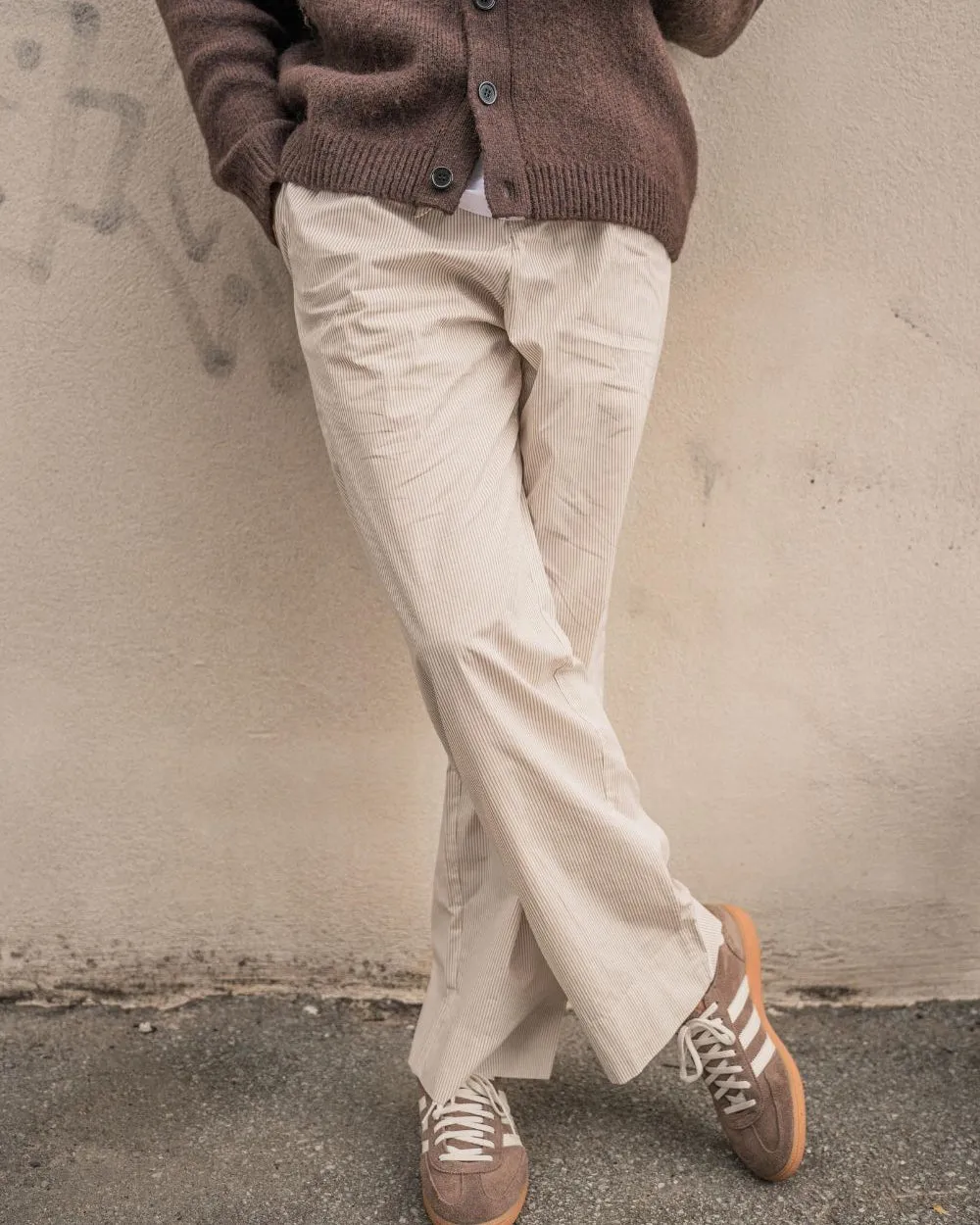 Pyjamas Pants Beige stribet