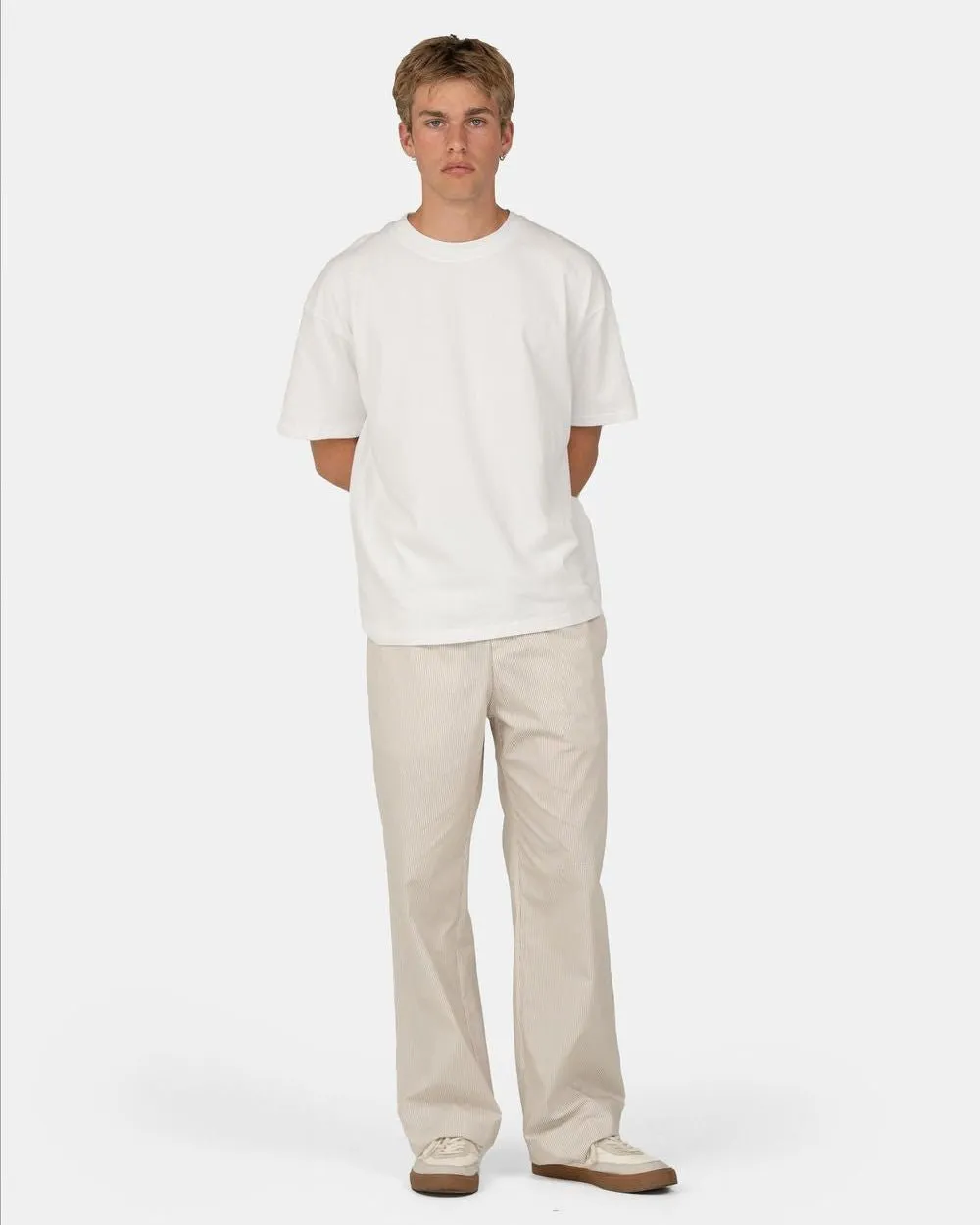 Pyjamas Pants Beige stribet