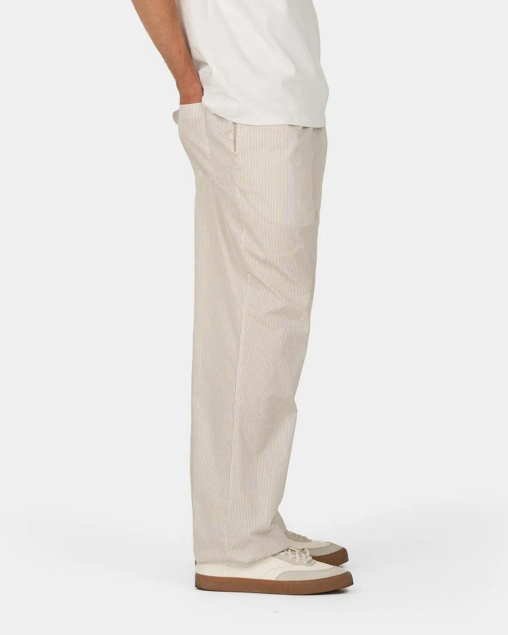 Pyjamas Pants Beige stribet
