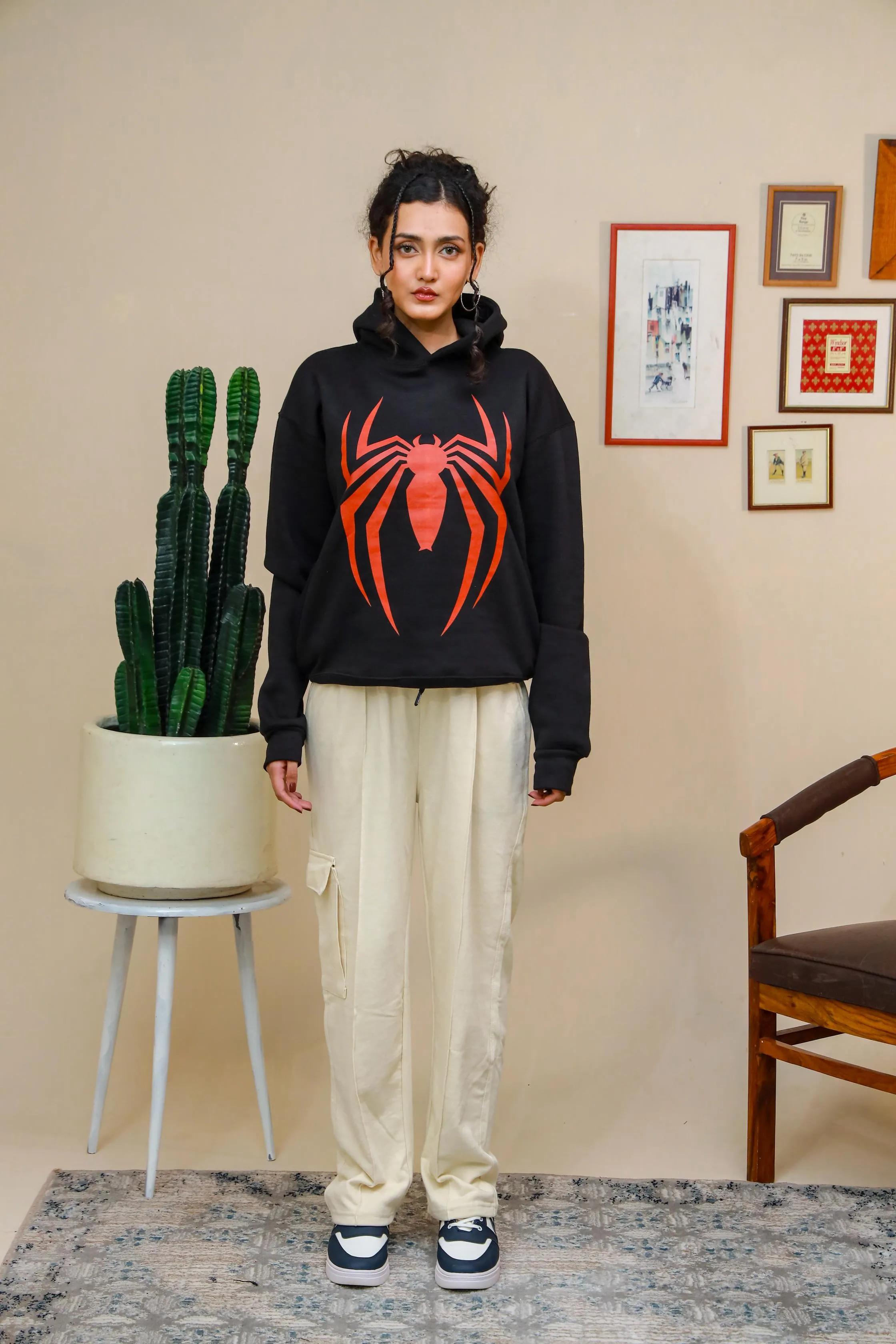 SPIDER OVERSIZED HOODIE