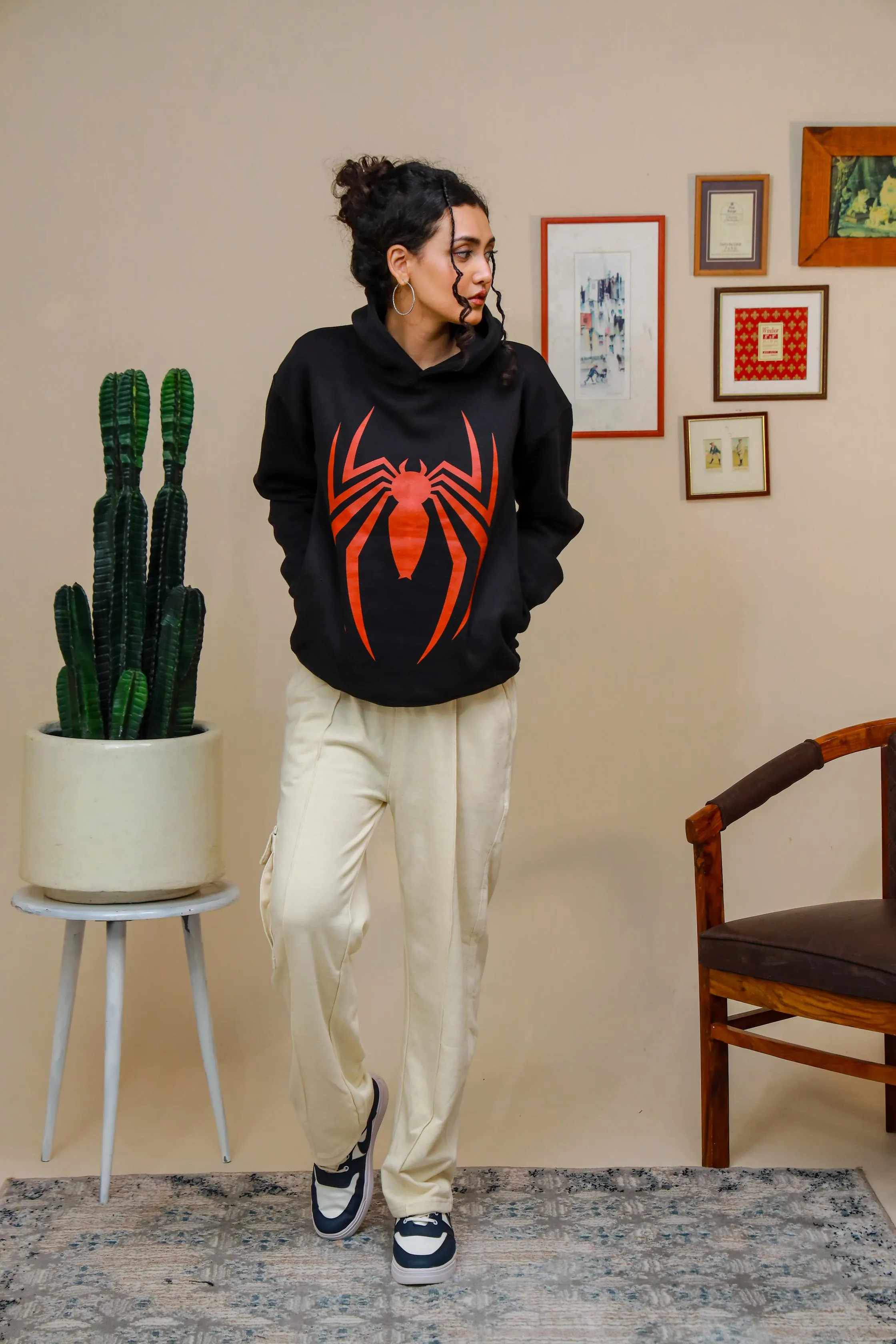 SPIDER OVERSIZED HOODIE