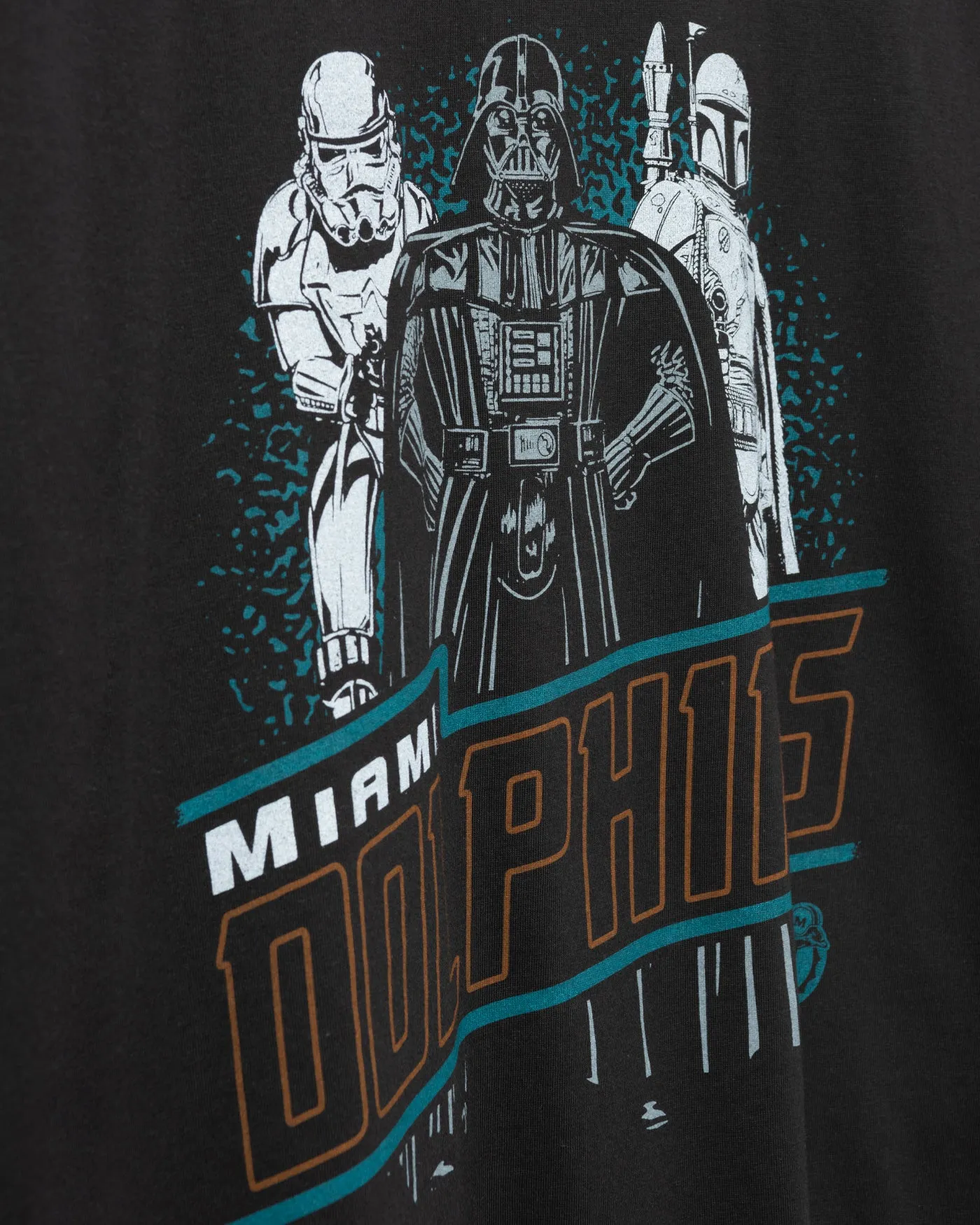 Star Wars��� x Junk Food x NFL Dark Side Team Dolphins Tee