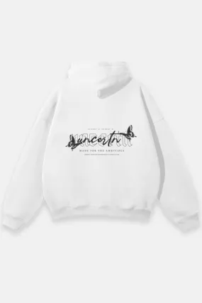 UC07 Resurgence Oversized Hoodie - White/Black