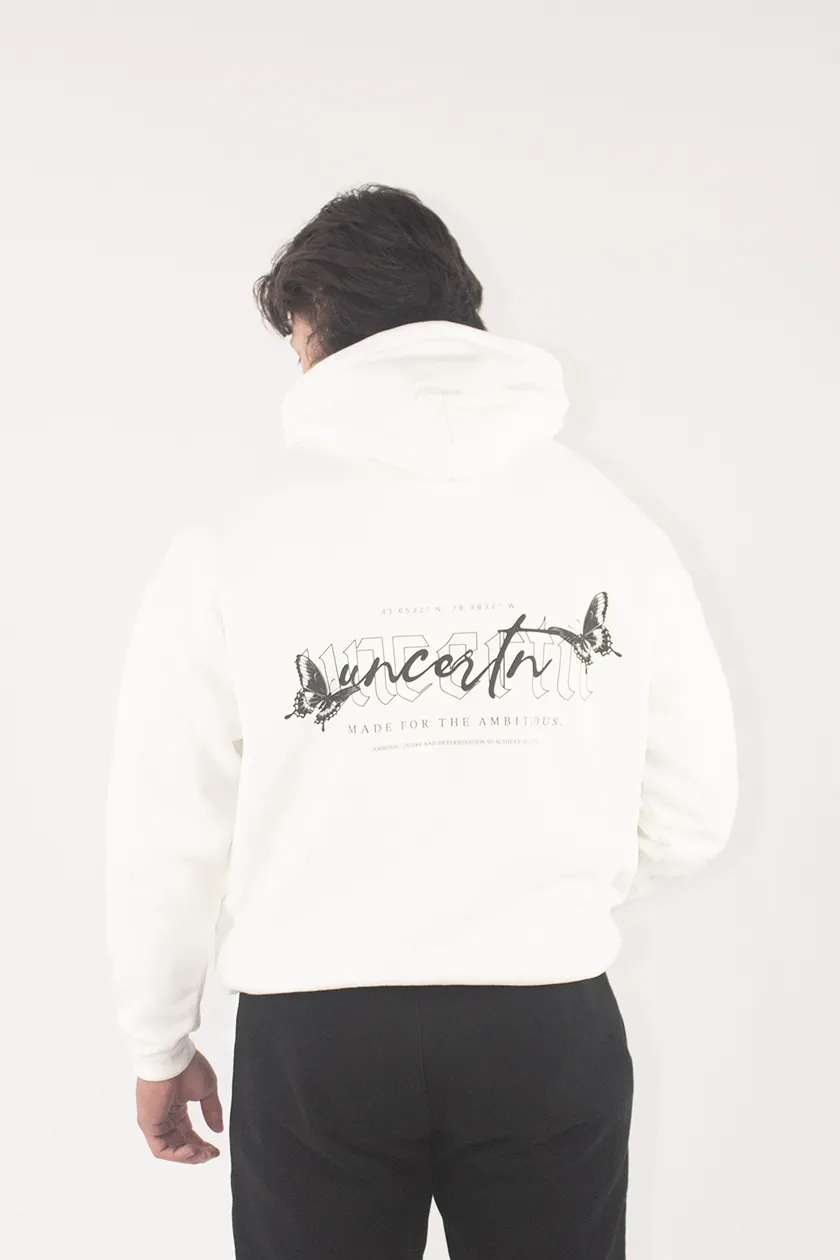 UC07 Resurgence Oversized Hoodie - White/Black