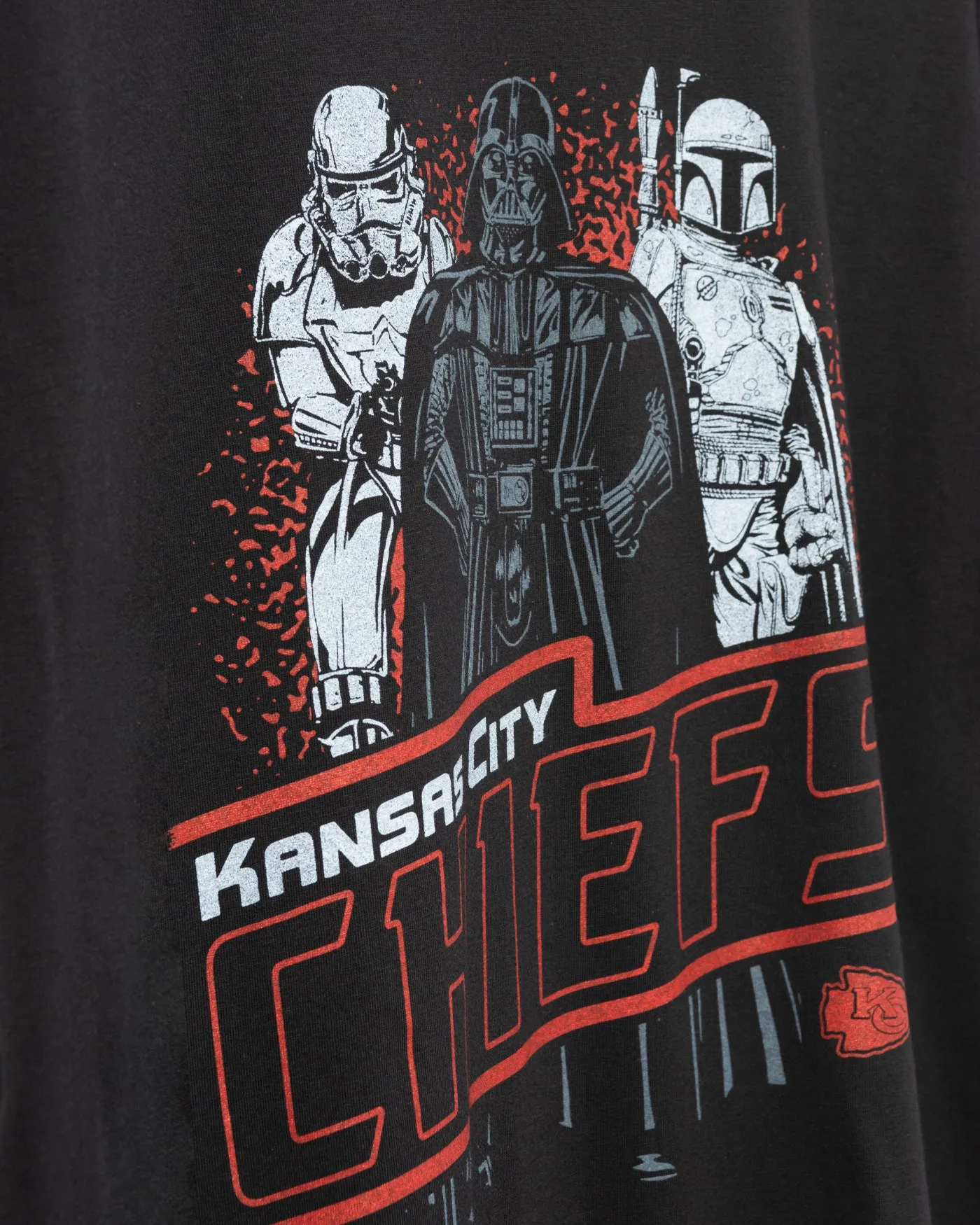 Unisex Star Wars™ x Junk Food x NFL Dark Side Team Chiefs Tee