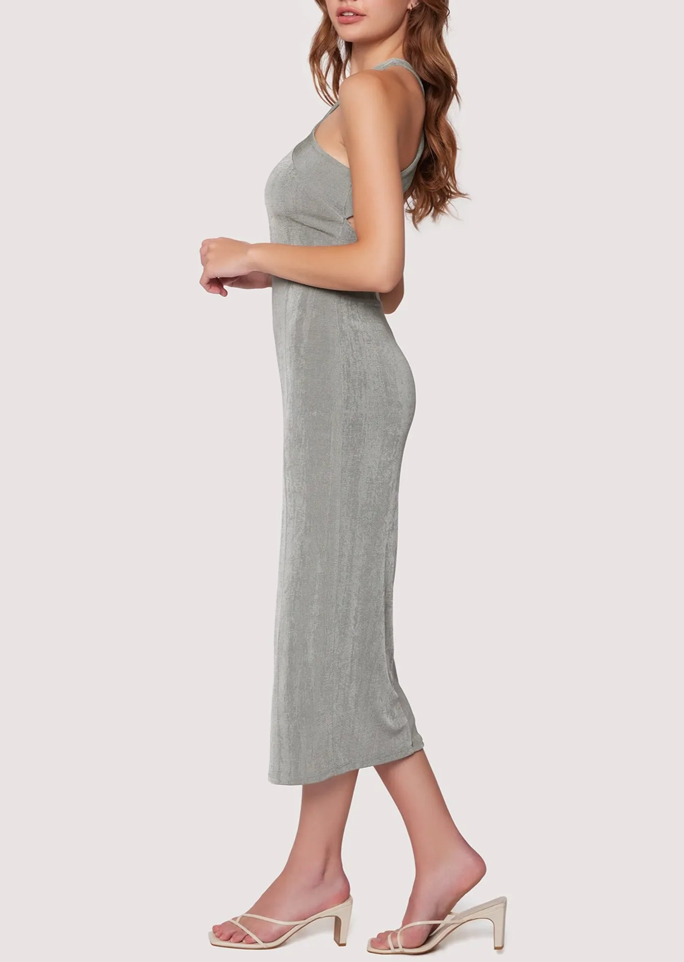 Wild Sage Midi Dress